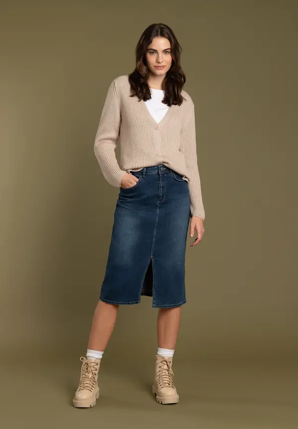More & More Cardigan, Rippe, sand Bis zu 55% Rabatt