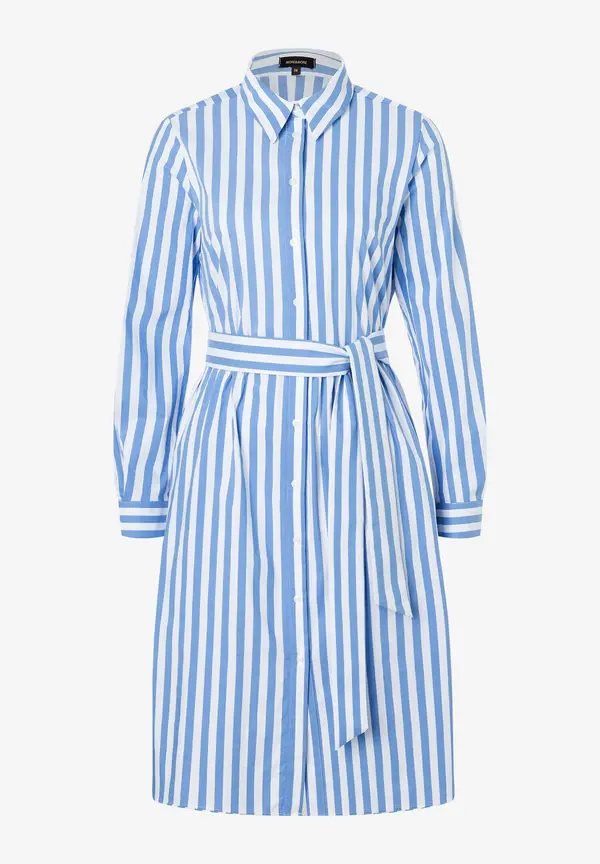 More & More Hemdblusenkleid mit Streifenmuster, blau/weiß, Frühjahrs-Kollektion Riesige Rabatte