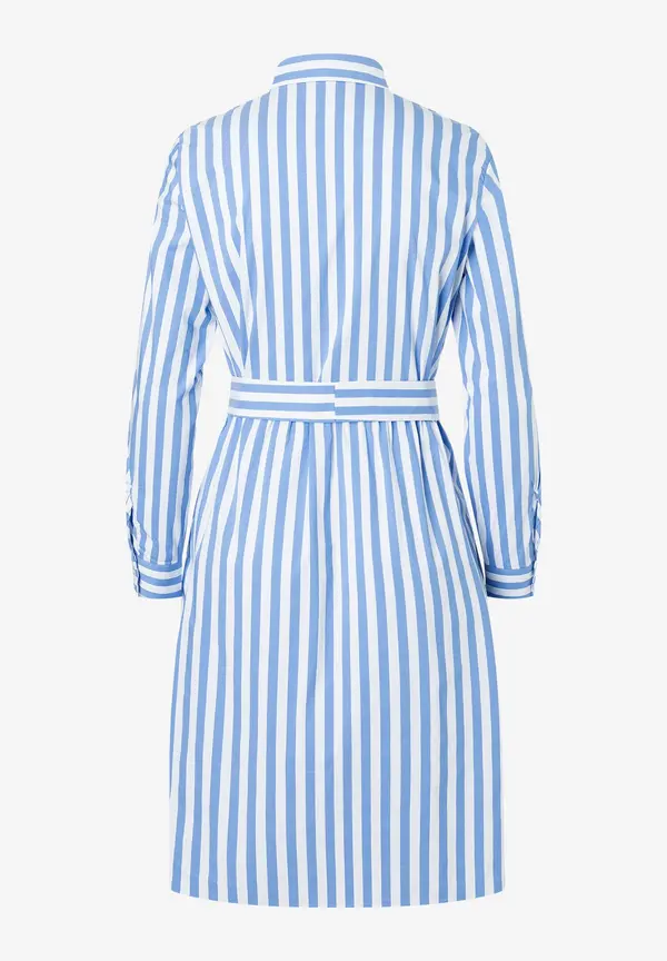 More & More Hemdblusenkleid mit Streifenmuster, blau/weiß, Frühjahrs-Kollektion Riesige Rabatte