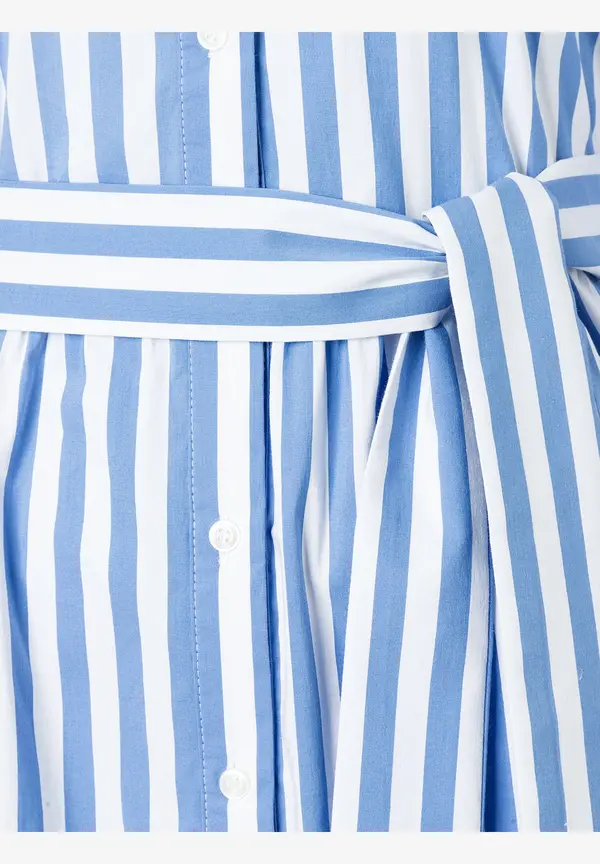 More & More Hemdblusenkleid mit Streifenmuster, blau/weiß, Frühjahrs-Kollektion Riesige Rabatte