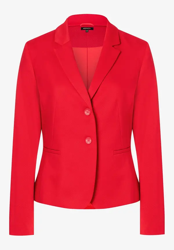 More & More Blazer mit feiner Struktur, rot, Frühjahrs-Kollektion 50% Rabatt mit kostenlosem Versand
