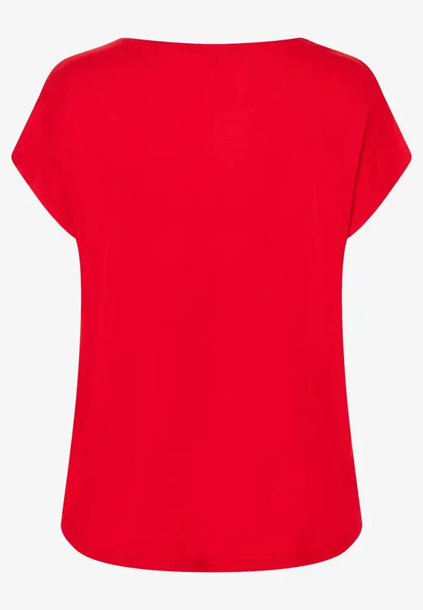More & More Shirt mit Satinfront, rot, Frühjahrs-Kollektion Clearance-Verkauf