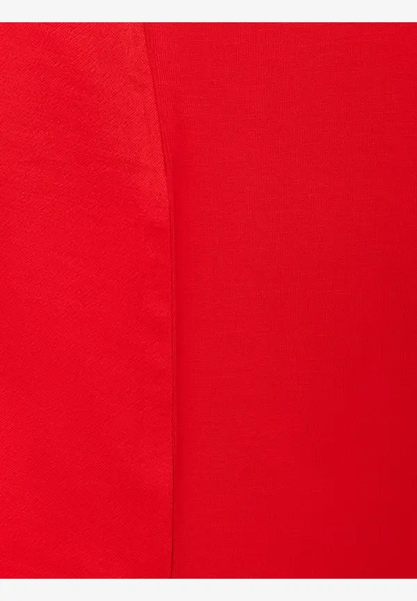 More & More Shirt mit Satinfront, rot, Frühjahrs-Kollektion Clearance-Verkauf