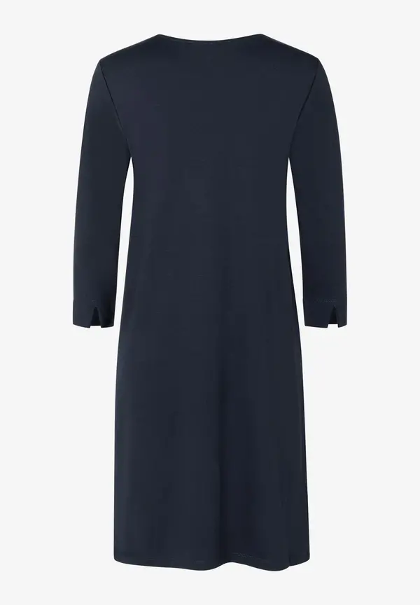 More & More Jerseykleid mit V-Auschnitt, marine, Frühjahrs-Kollektion Fabrikladen