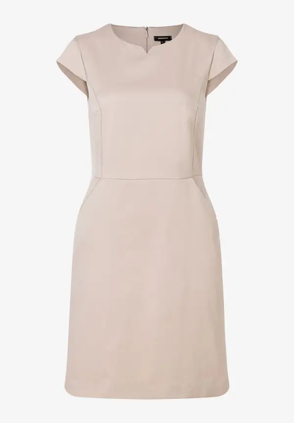 More & More Etuikleid mit feiner Struktur, beige, Frühjahrs-Kollektion Speichern exportieren