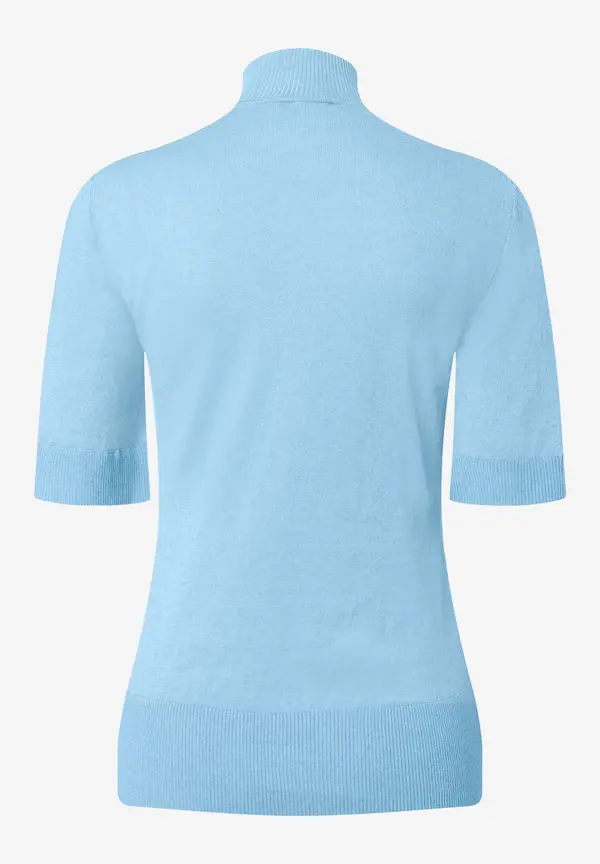More & More Kurzarm-Pullover mit Kaschmir, hellblau, Frühjahrs-Kollektion zollfrei