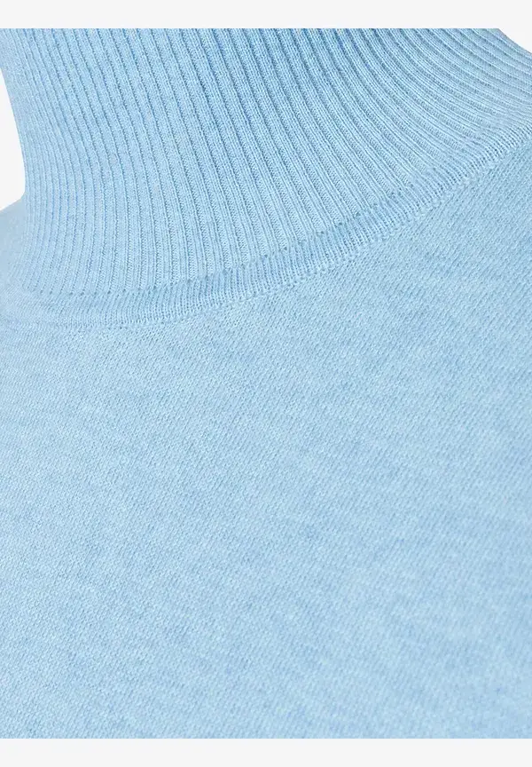 More & More Kurzarm-Pullover mit Kaschmir, hellblau, Frühjahrs-Kollektion zollfrei
