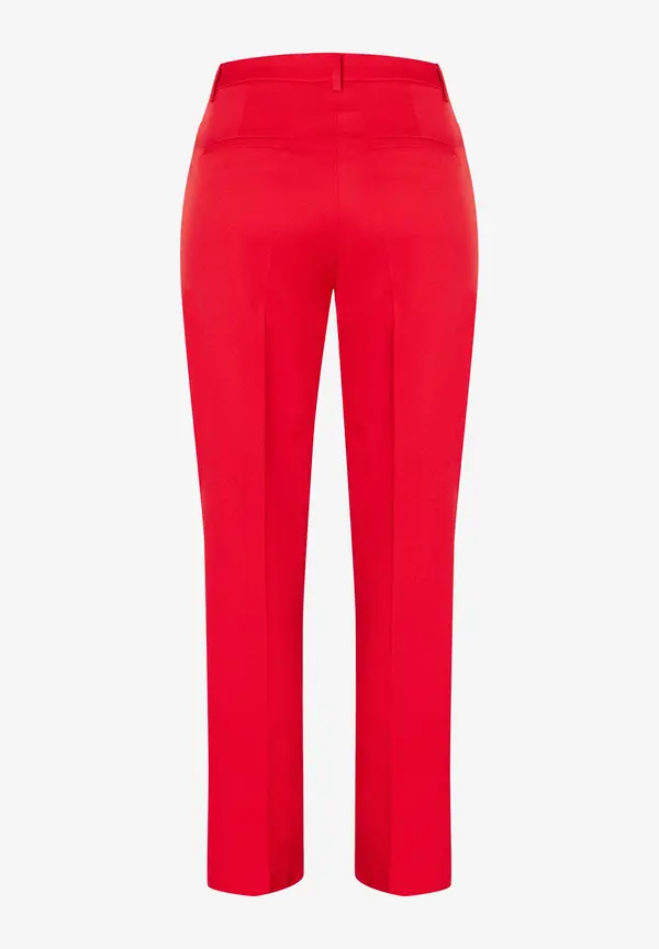 More & More Anzughose mit feiner Struktur, rot, Frühjahrs-Kollektion 50% Rabatt für begrenzte Zeit