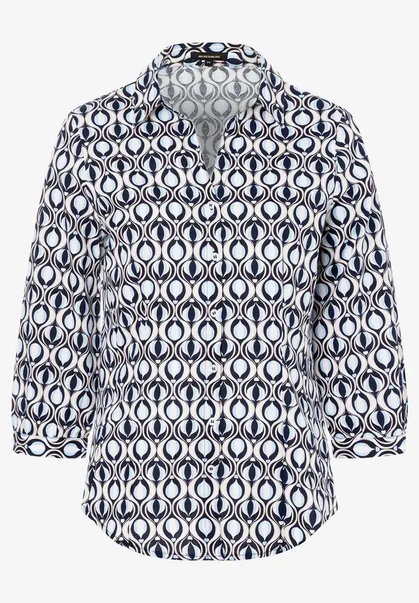 More & More Hemdbluse, grafischer Print, Frühjahrs-Kollektion Online