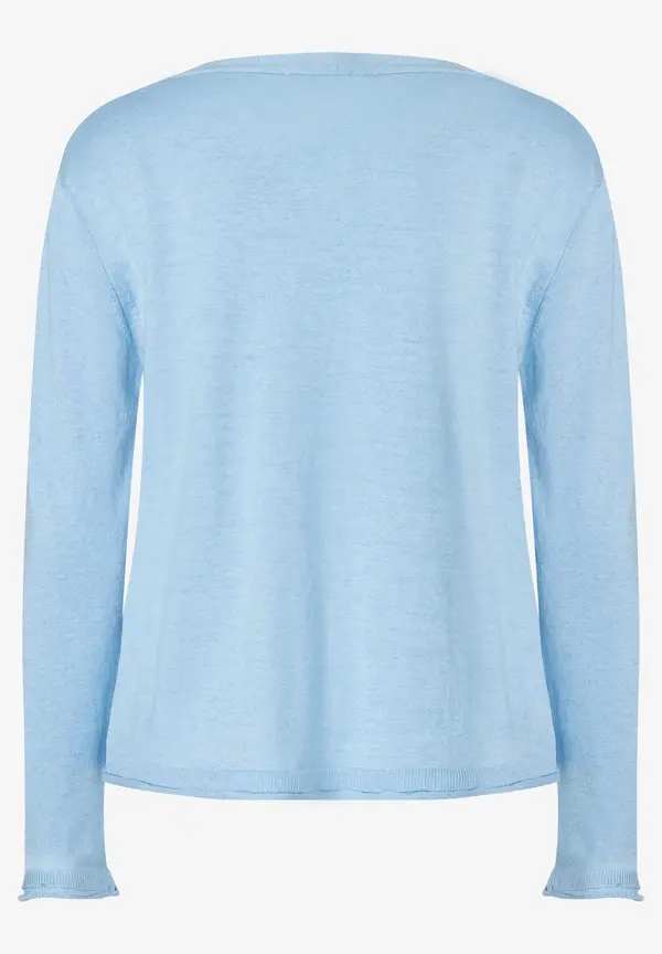 More & More Feinstrick-Pullover mit Kaschmir, hellblau, Frühjahrs-Kollektion Günstiger Verkauf