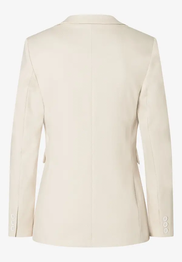 More & More strukturierter Blazer, almond, Frühjahrs-Kollektion Fabrikverkauf