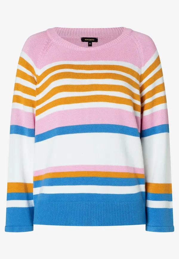 More & More Streifenpullover, multicolor, Frühjahrs-Kollektion Fabrik Onlineshop