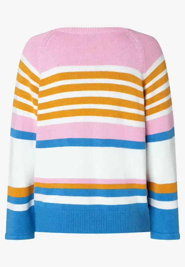 More & More Streifenpullover, multicolor, Frühjahrs-Kollektion Fabrik Onlineshop