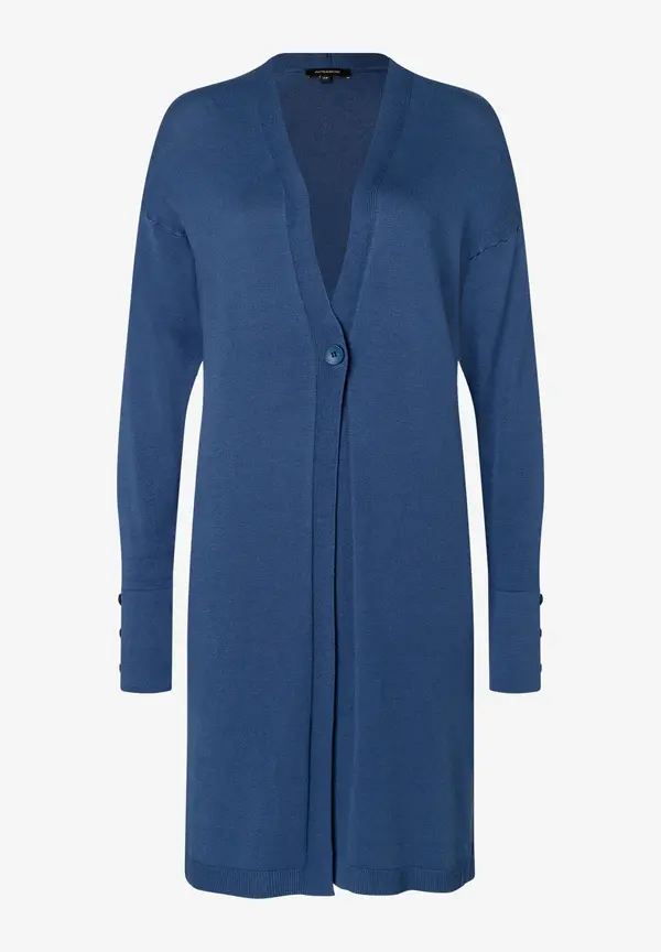 More & More langer Cardigan, estate blue, Frühjahrs-Kollektion Sonderangebot