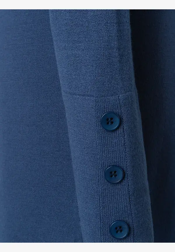 More & More langer Cardigan, estate blue, Frühjahrs-Kollektion Sonderangebot