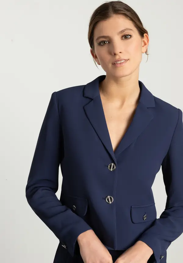 More & More kurzer Blazer, estate blue, Frühjahrs-Kollektion Begrenztes Angebot