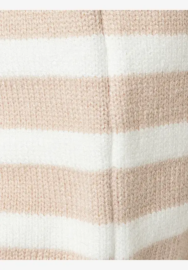 More & More kurzer Ringelpullover, beige/ecru, Frühjahrs-Kollektion Cyber Monday
