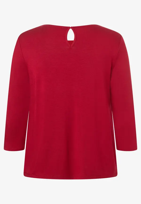 More & More Blusenshirt, rot, Herbst-Kollektion VIP-Rabatte