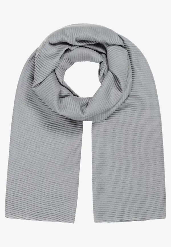 More & More Plissée-Schal, grau, Herbst-Kollektion Tiefpreis