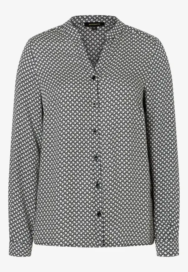 More & More Viskosebluse, Minimal-Print, Herbst-Kollektion Wochenangebot