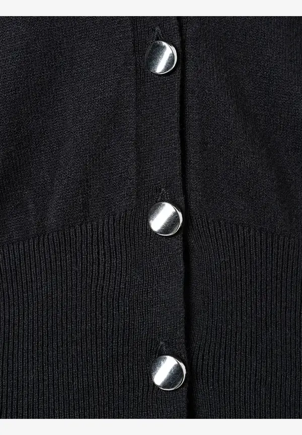 More & More Cardigan mit Metallknöpfen, schwarz, Herbst-Kollektion JETZT KAUFEN