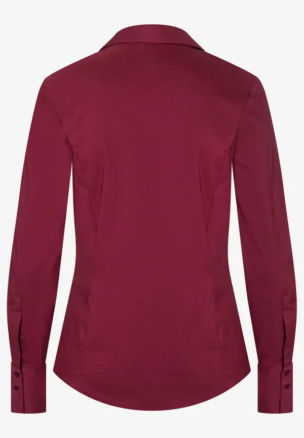 More & More Businessbluse BILLA, bordeaux, Herbst-Kollektion Bis zu 60% Rabatt
