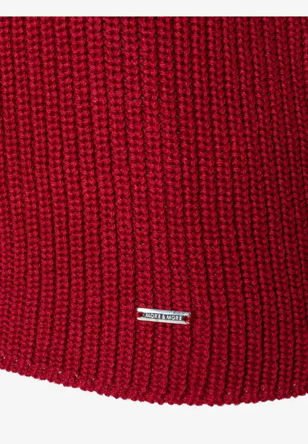 More & More Rippstrick-Pullover, rot, Herbst-Kollektion Nur für heute