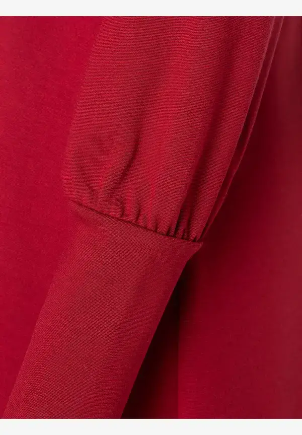 More & More Jerseykleid, rot, Herbst-Kollektion Sonderangebot der Fabrik
