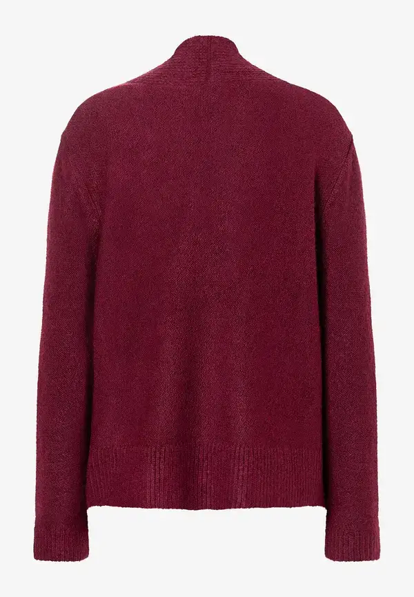 More & More Cardigan, bordeaux, Herbst-Kollektion Riesige Rabatte