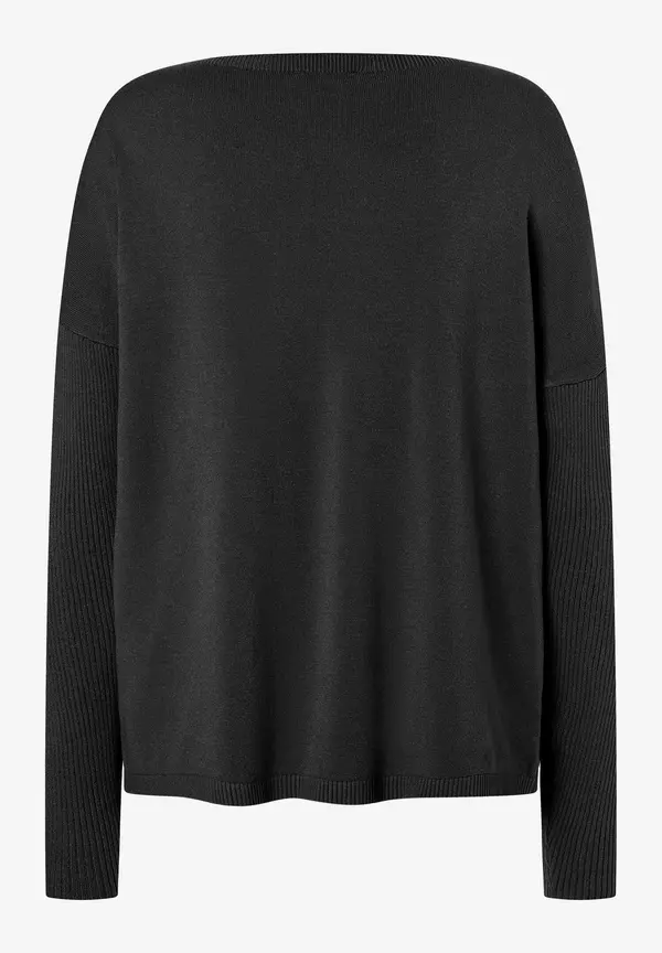 More & More Feinstrick Pullover, schwarz, Herbst-Kollektion 50% Rabatt mit kostenlosem Versand