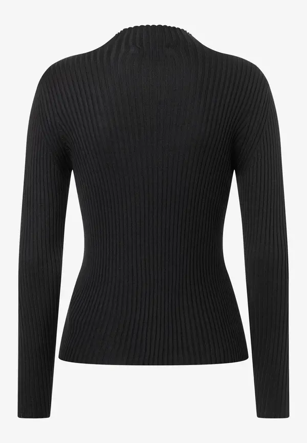 More & More Rippstrick-Pullover, schwarz, Herbst-Kollektion Im Verkauf