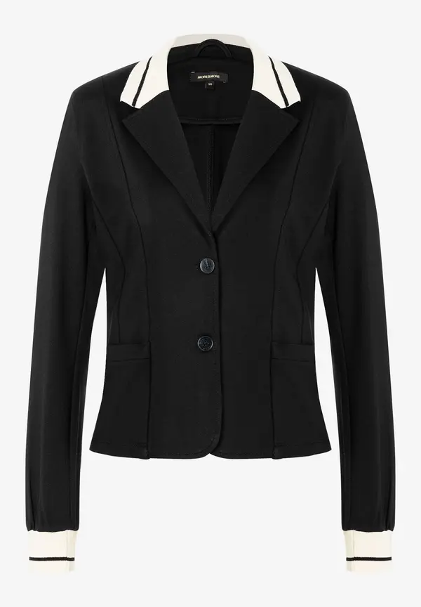 More & More Jerseyblazer, schwarz, Frühjahrs-Kollektion Auslauf