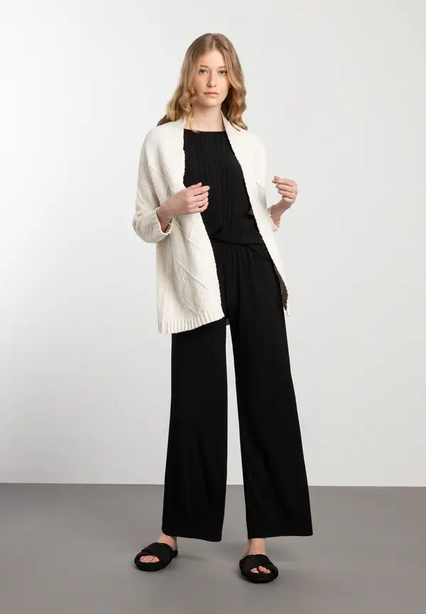 More & More Struktur-Cardigan, eggshell, Frühjahrs-Kollektion im Angebot