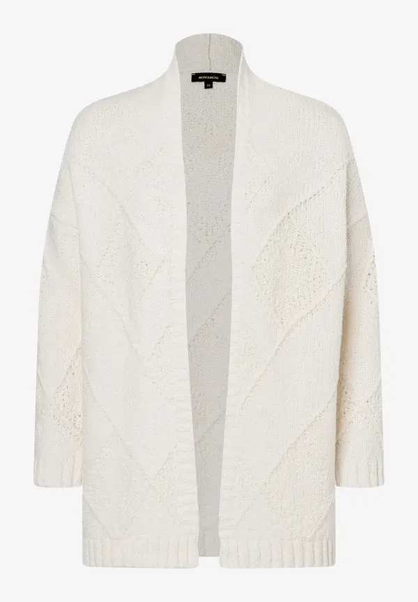 More & More Struktur-Cardigan, eggshell, Frühjahrs-Kollektion im Angebot