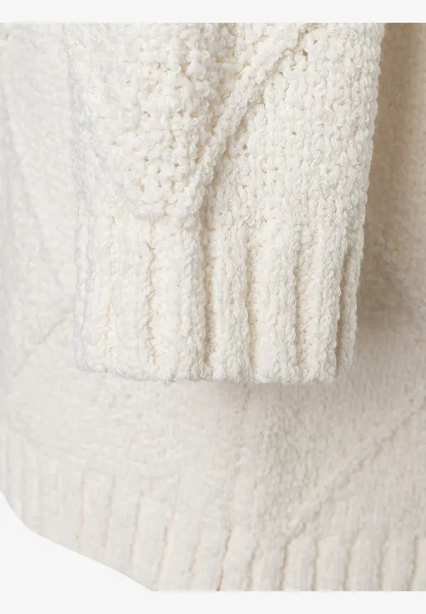 More & More Struktur-Cardigan, eggshell, Frühjahrs-Kollektion im Angebot
