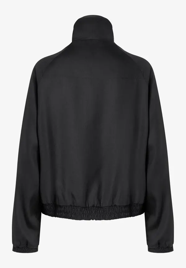More & More Blouson mit gesmoktem Saum, schwarz, Frühjahrs-Kollektion Limitierter Zeitrabatt