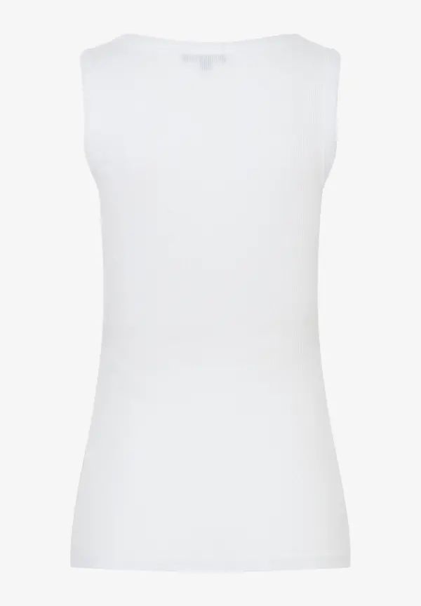 More & More Rippen Top, weiß, Frühjahrs-Kollektion Weihnachtsangebot