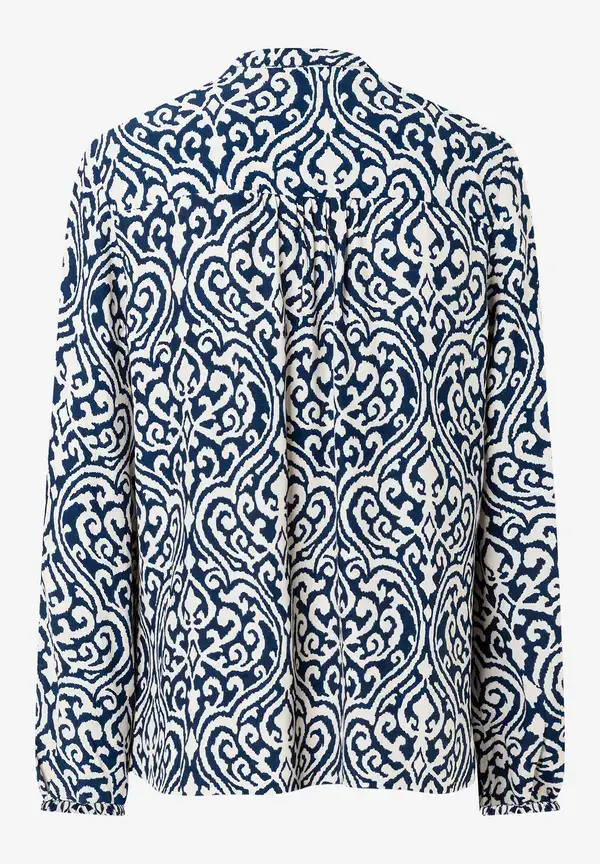 More & More Viskosebluse, Ornament-Print, Frühjahrs-Kollektion Große Rabatte