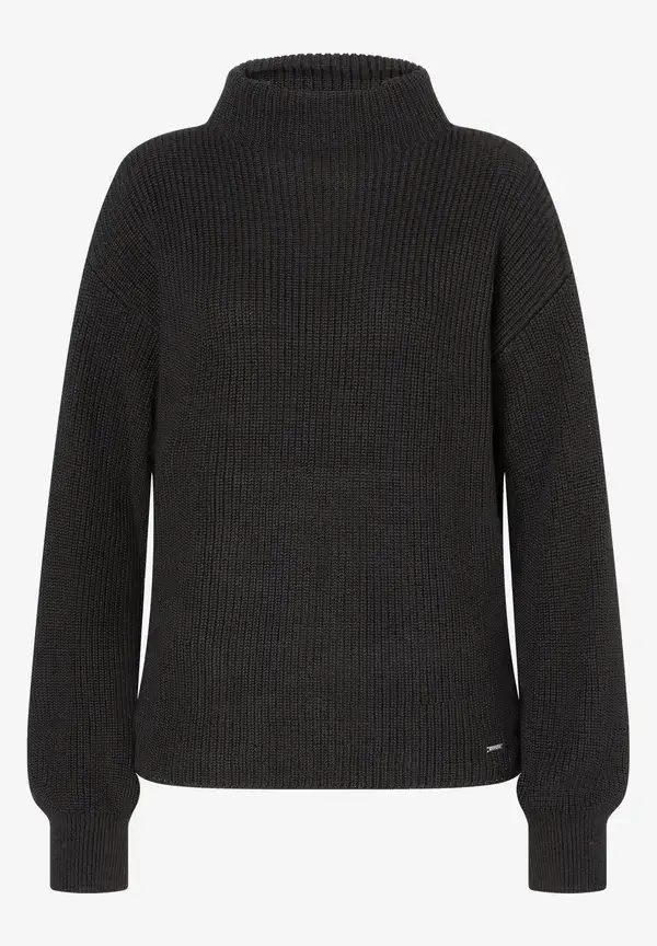 More & More Rippstrick-Pullover, schwarz, Herbst-Kollektion Tägliche Deals