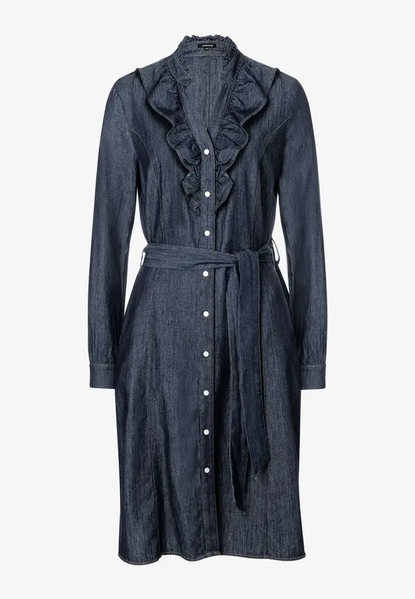 More & More feminines Jeanskleid, dark blue denim VIP-Rabatte