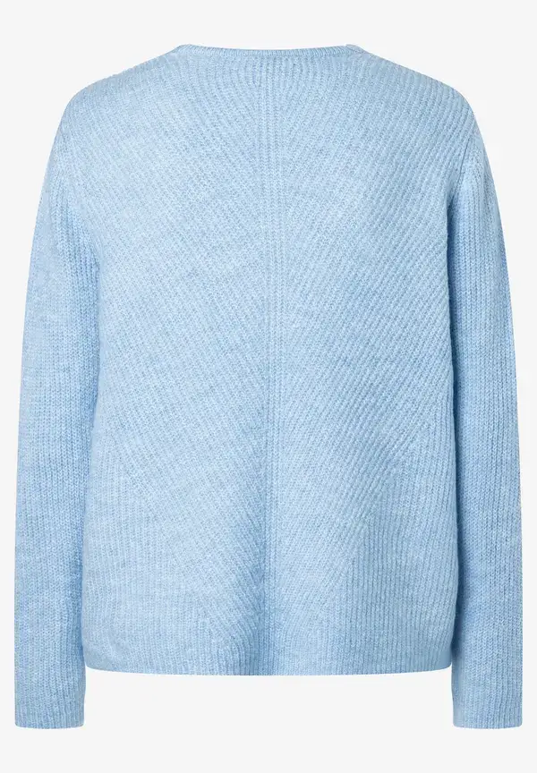 More & More V-Neck Pullover, hellblau, Herbst-Kollektion Begrenzte Freigabe