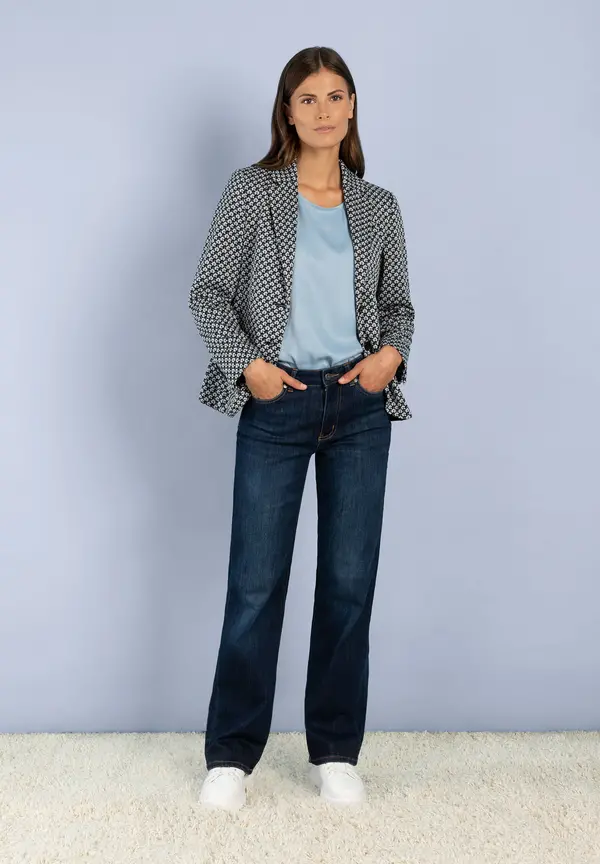 More & More Jerseyblazer, Mini-Jacquard Letzte 2 Tage
