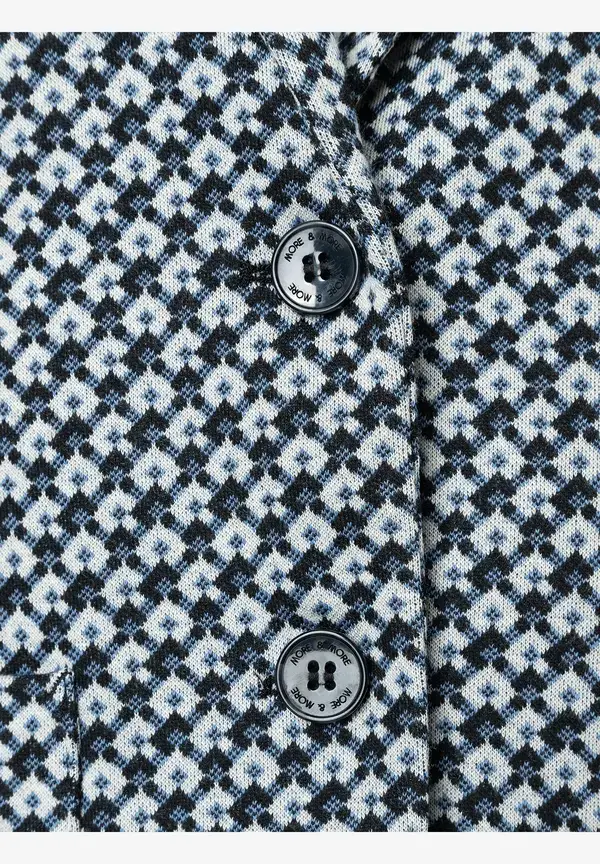 More & More Jerseyblazer, Mini-Jacquard Letzte 2 Tage