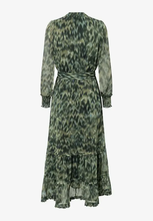 More & More Chiffon Maxikleid, New Animal-Print Bis zu 50% Rabatt