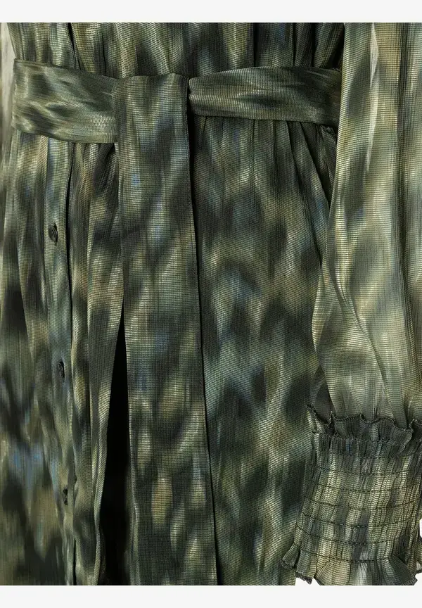 More & More Chiffon Maxikleid, New Animal-Print Bis zu 50% Rabatt