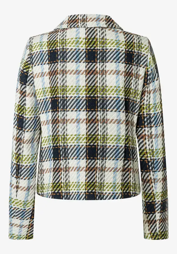 More & More kurze Blazerjacke, Maxi-Karo Bis zu 55% Rabatt