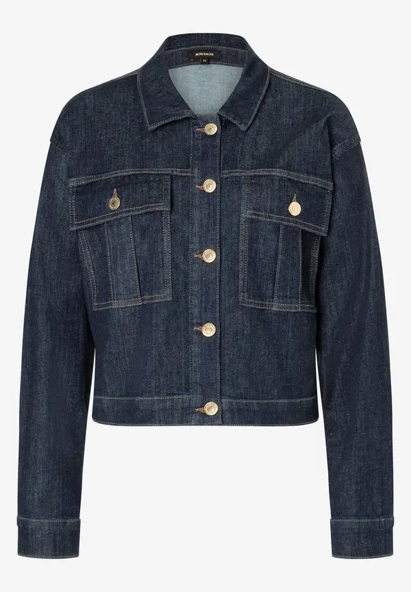 More & More Jeansjacke, dark blue denim Discount Store für neue Produkte