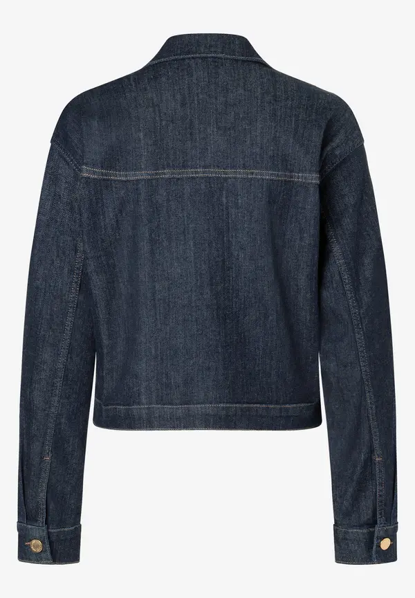 More & More Jeansjacke, dark blue denim Discount Store für neue Produkte