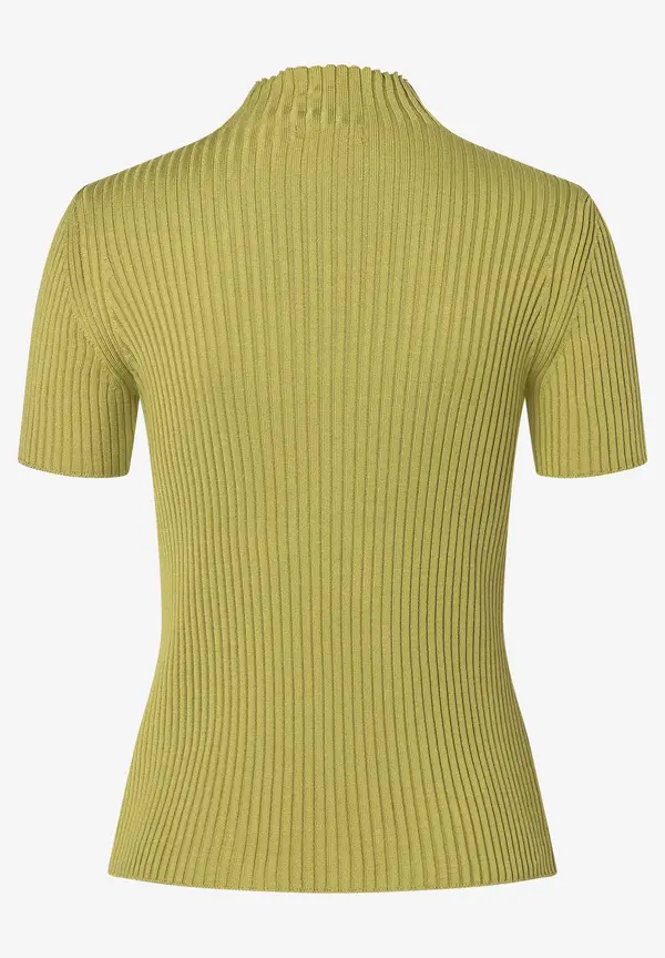 More & More Rippstrick-Pullover, Kurzarm, soft moss green 50% Rabatt mit kostenlosem Versand