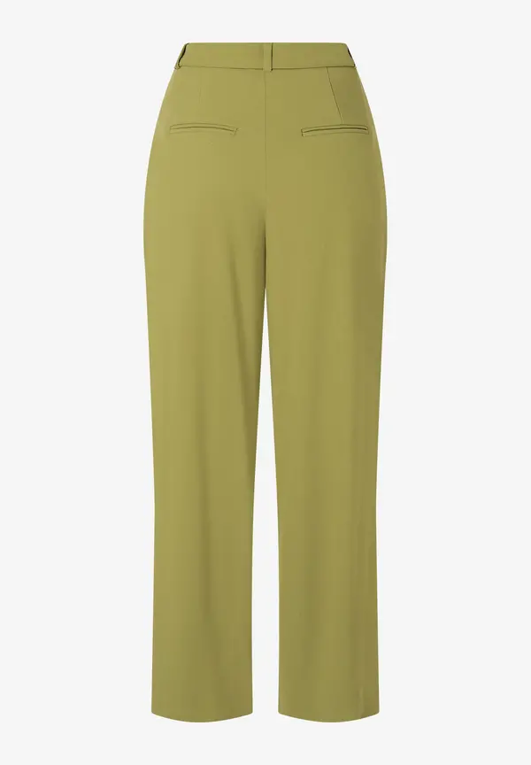 More & More Hose mit Bindegürtel, soft moss green Clearance-Verkauf